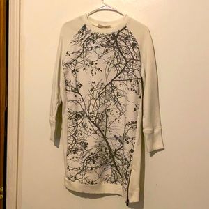 Long Tree Design Sweater